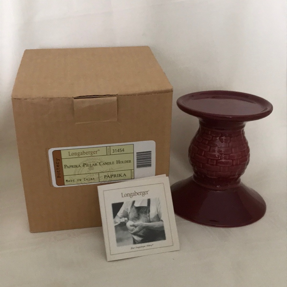 Longaberger Pillar Candle Holder